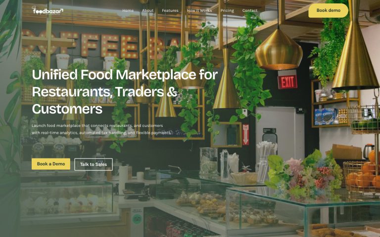 Food Bazar: application development