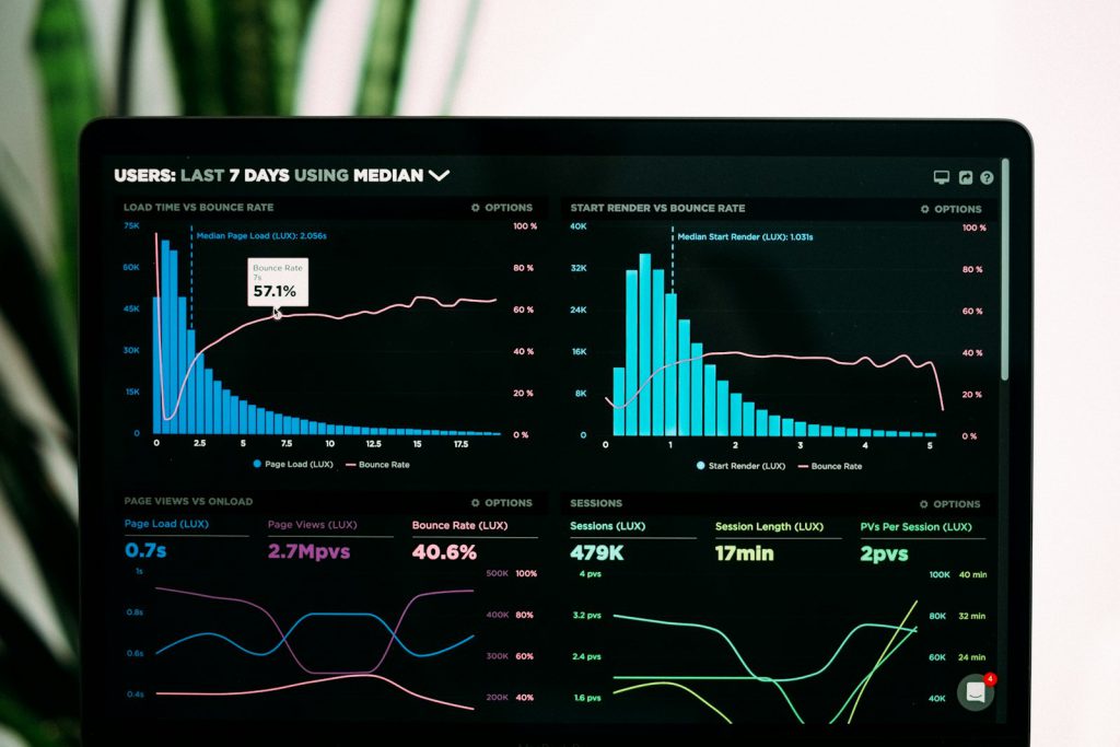Shadow and canary releases for machine learning models 2 Analytics charts on a laptop screen